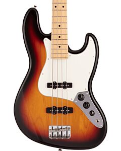Fender Made in Japan Hybrid II Jazz Bass, Maple Fingerboard in 3-Color Sunburst