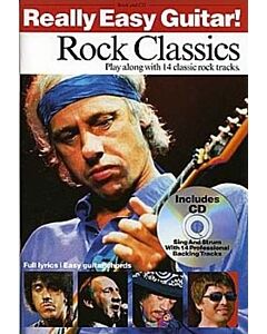 REALLY EASY GUITAR ROCK CLASSICS TAB BK/CD
