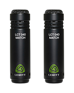 Lewitt LCT 040 Match Stereo Pair Condenser Instrument Microphones in Black