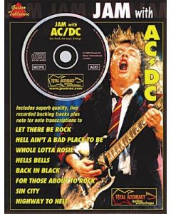 JAM WITH AC/DC GUITAR TAB BK/CD