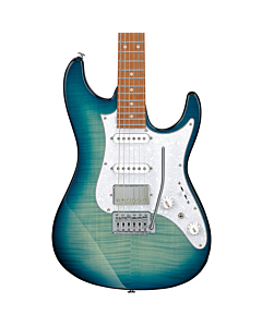 Ibanez AZ22S1F Electric Guitar in Transparent Turquoise Burst