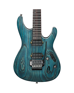 Ibanez S520AH Electric Guitar in Cosmic Blue Flat 