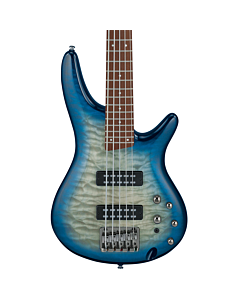 Ibanez SR405EQM 5 String Electric Bass in Stained Cosmic Blue Starburst