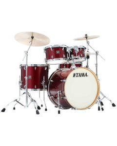 The TAMA Superstar Classic 5-Piece Shell Pack with 22" Bass Drum in - Dark Red Sparkle (DRP) - with SM5W Hardware Pack Included