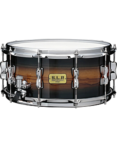TAMA LBM1465Z-MZB Limited Edition SLP Bubinga & Maple 14"x6.5" Midnight Zebrawood Burst Snare Drum