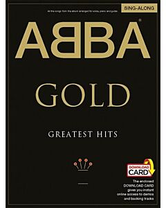 ABBA - GOLD GREATEST HITS SING-ALONG PVG BK/OLA