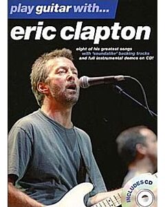 PLAY GUITAR WITH ERIC CLAPTON BK 1 TAB BK/CD