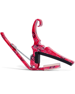 Kyser Quick Change Acoustic Guitar Capo in Red Bandana