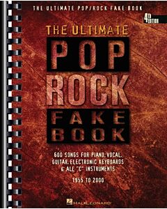 THE ULTIMATE POP ROCK FAKE BOOK 4TH ED