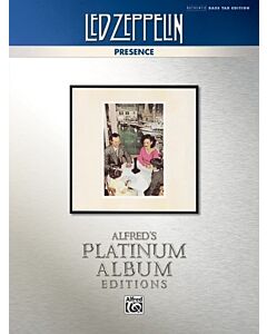 LED ZEPPELIN - PRESENCE BASS TAB PLATINUM ALBUM