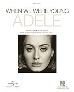 WHEN WE WERE YOUNG EASY PIANO S/S