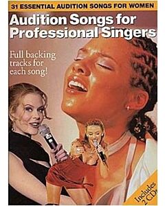 AUDITION SONGS FOR PROFESSIONAL SINGERS FEMALE BK/CD