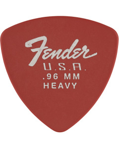 Fender Dura Tone 346 Shape Delrin Picks .96 12 Pack in Fiesta Red