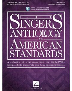 SINGERS ANTH AMERICAN STANDARDS SOPRANO BK/OLA