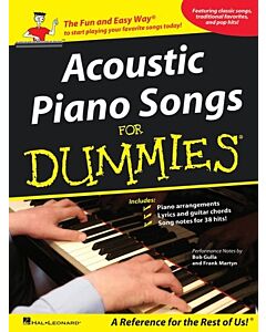 ACOUSTIC PIANO SONGS FOR DUMMIES PVG