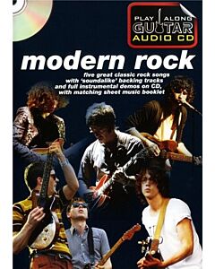 PLAYALONG GUITAR MODERN ROCK BOOKLET/CD