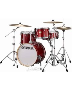 YAMAHA STAGE CUSTOM BOP SHELL PACK CRANBERRY RED 1