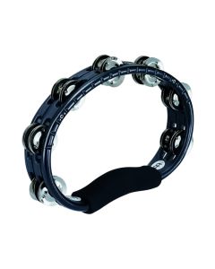 Meinl Percussion TMT1BK Traditional ABS Series Hand Held Molded ABS Tambourine Nickel Plated Steel Jingles in Black