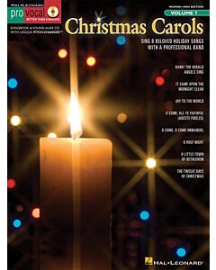 CHRISTMAS CAROLS PRO VOCAL V7 MEN & WOMEN BK/CD