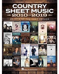 COUNTRY SHEET MUSIC 2010-2019 PVG