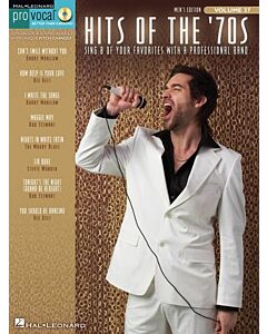 HITS OF THE 70S PRO VOCAL MENS V37 BK/CD