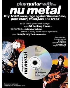 PLAY GUITAR WITH NU METAL BK/CD