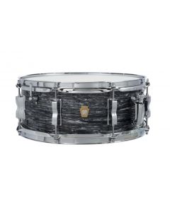 Ludwig Legacy Mahogany 5.5x14 Jazz Fest Snare in Vintage Black Oyster