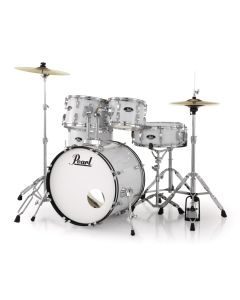 Pearl Roadshow Junior 5-pcs Drumkit Package w/Hardware & Cymbals in Pure White