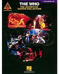 The Who Definitive Guitar Collection Vol. A-E Recorded Version Guitar Tab