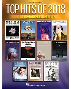 TOP HITS OF 2018 FOR BIG NOTE PIANO