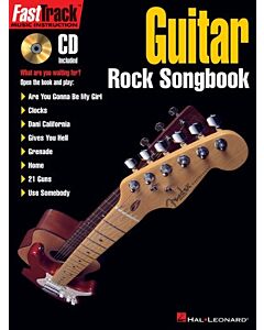 FASTTRACK GUITAR ROCK SONGBOOK BK/CD