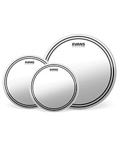 EC2S Clear Fusion Pack 10", 12" and 14" & Evans 14" HD Dry Snare Batter