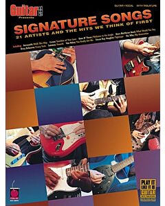 Guitar One Signature Songs Guitar Tab