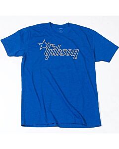 Gibson Star T-Shirt Blue - XL