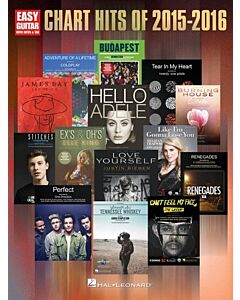 Chart Hits of 2015-2016 Strum & Sing Guitar Tab