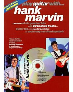 PLAY GUITAR WITH HANK MARVIN TAB BK/CD