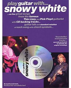 PLAY GUITAR WITH SNOWY WHITE TAB BK/CD