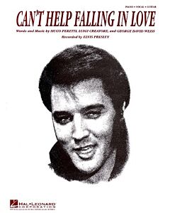 CANT HELP FALLING IN LOVE EASY PIANO S/S