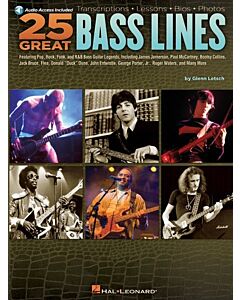 25 GREAT BASS LINES BK/OLA