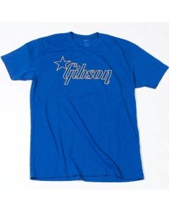 Gibson Star T-Shirt Blue - Small