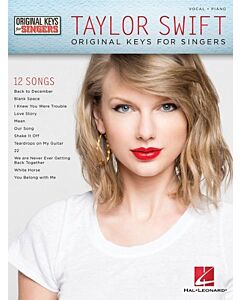 TAYLOR SWIFT ORIGINAL KEYS FOR SINGERS P/V