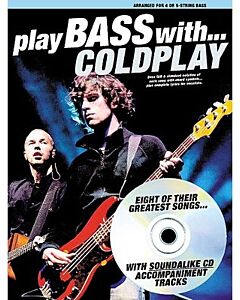 PLAY BASS WITH COLDPLAY BK/CD