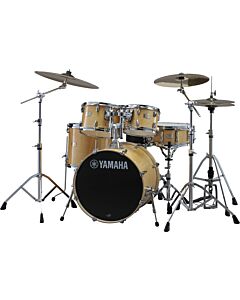 Yamaha Stage Custom Birch Euro Kit in Natural Wood with PST5 Cymbals