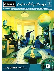 PLAY GUITAR WITH OASIS DEFINITELY MAYBE BK/CD