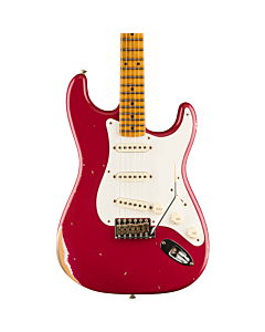 Fender Custom Shop 1957 Stratocaster Relic Electric Guitar in Faded Aged Cimarron Red
