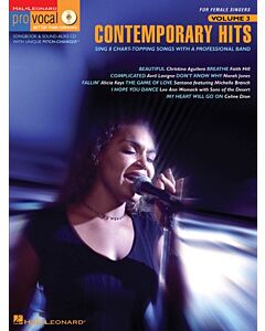 CONTEMPORARY HITS PRO VOCAL WOMENS V3 BK/CD