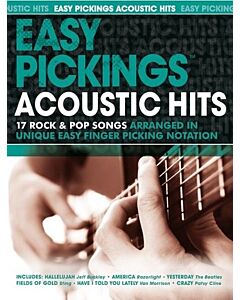 EASY PICKINGS ACOUSTIC HITS EASY GUITAR TAB