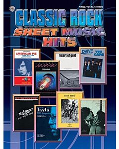 CLASSIC ROCK SHEET MUSIC HITS PVG