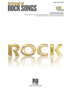 ANTHOLOGY OF ROCK SONGS GOLD EDITION PVG