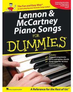 LENNON & MCCARTNEY PIANO SONGS FOR DUMMIES PVG